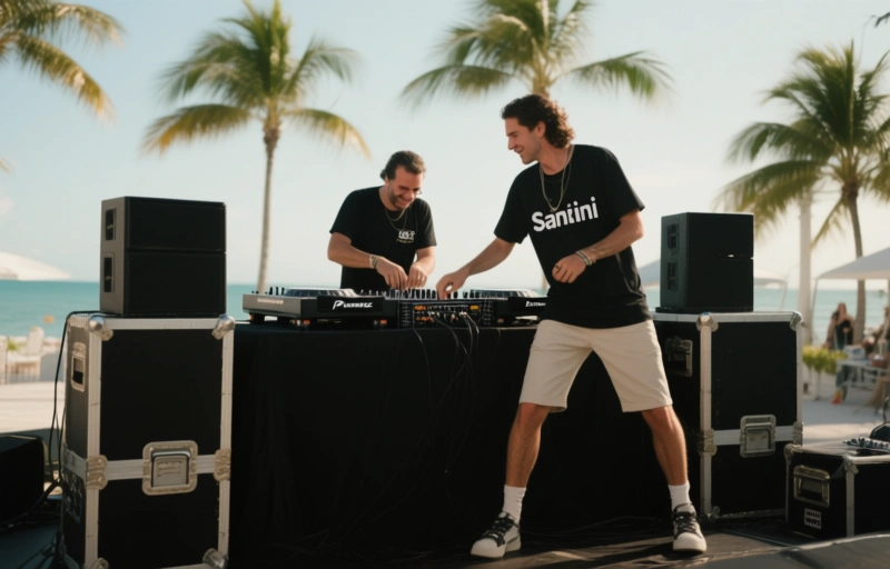 Santini legt auf: DJ-Set bei XBIZ Miami