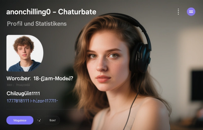 Visuelle Darstellung von anonchilling0 – Chaturbate-Profil und Statistiken