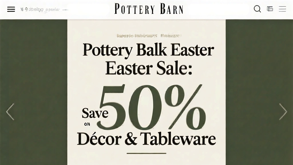 Pottery Barn Easter Sale: Save 50% on Décor & Tableware