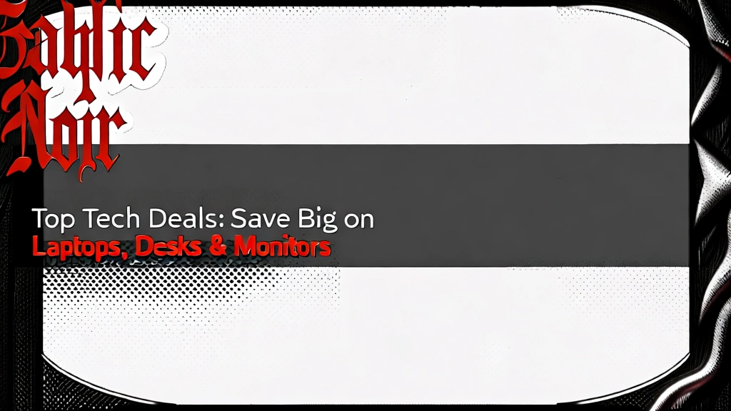 Top Tech Deals: Save Big on Laptops, Desks & Monitors