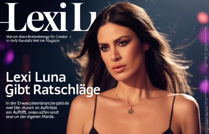 Visuelle Darstellung von Lexi Luna gibt Ratschläge für Creator in Holly Randalls Wet Ink Magazin