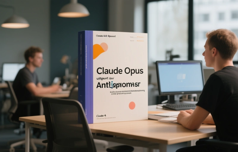 Visuele weergave van Claude Opus 4.8 uitgebracht door Anthropic