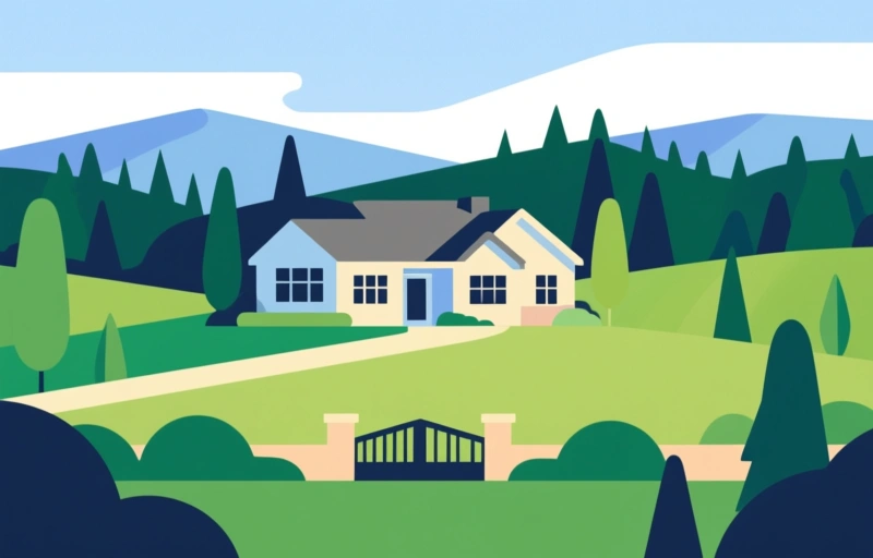 Sammamish Estate: A Gated Retreat on Wooded Acres