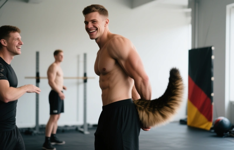 Athleticx.guy und sein großer deutscher Schwanz