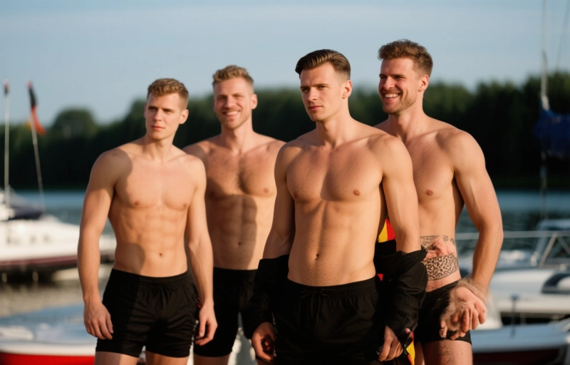 Visuelle Darstellung von Athleticx.guy und sein großer deutscher Schwanz