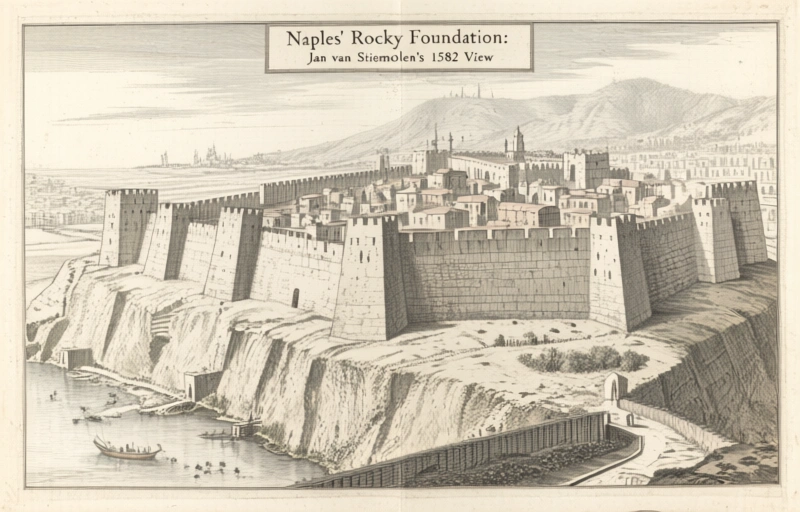 Visual representation of Naples' Rocky Foundation