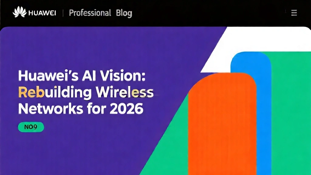 Huawei's AI Vision: Rebuilding Wireless Networks for 2026