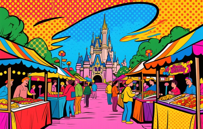 Visuele weergave van Gratis Fantasia Disneymarkt in Vught