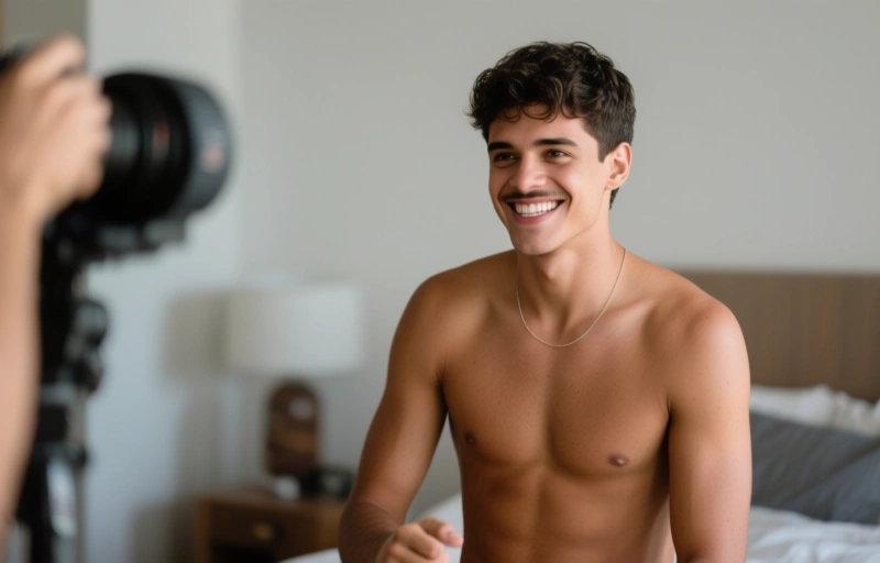Brasilianisches Model Lukas Rodrigues: heiße Einblicke