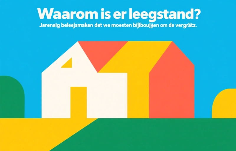 Visuele weergave van Leegstand in verpleegzorg groeit