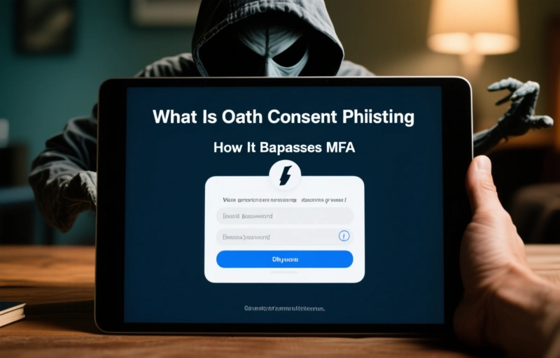 Visual representation of OAuth Consent Phishing