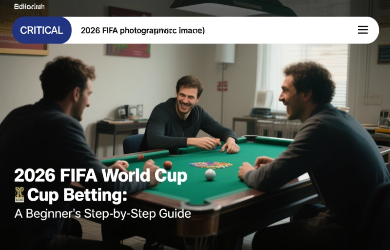 2026 FIFA World Cup Betting: A Beginner's Step-by-Step Guide