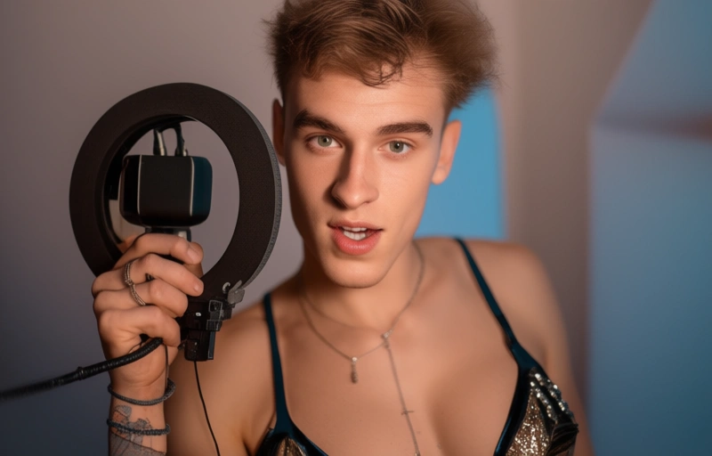Visuelle Darstellung von Intime Live-Chats mit jungen Cams-Models entdecken