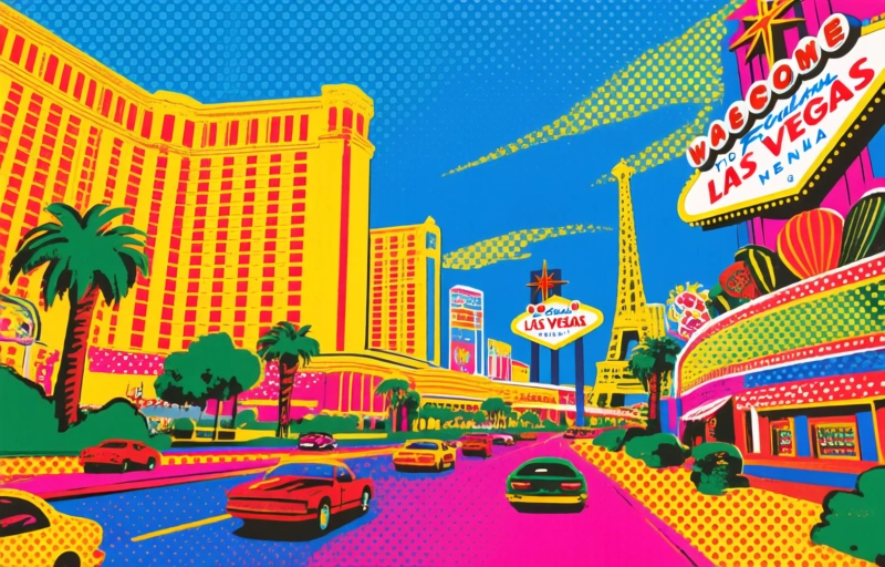 Las Vegas Strip: Aavikosta loistavaksi areenaksi