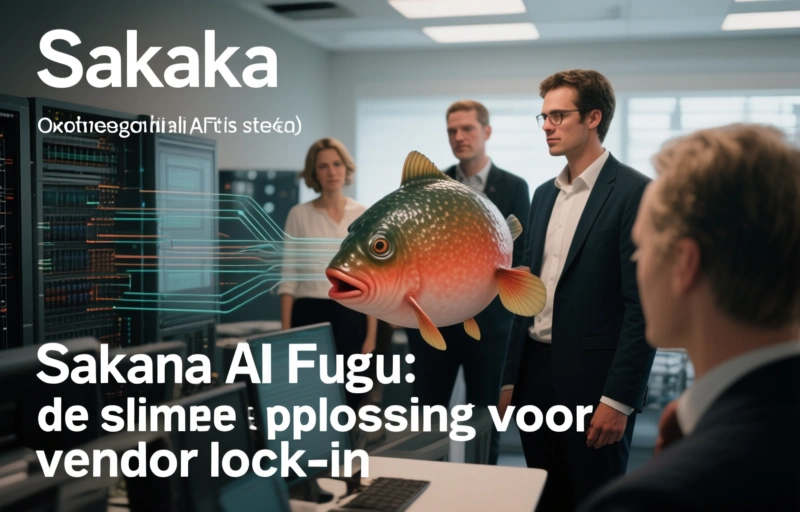 Visuele weergave van Sakana AI Fugu