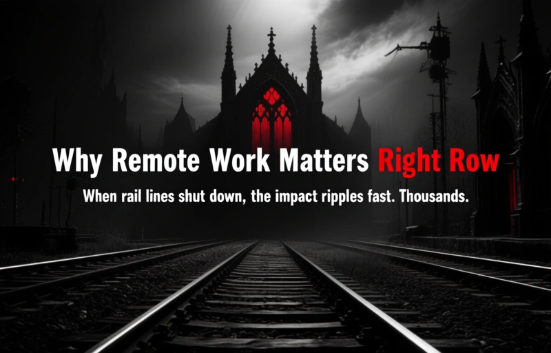 Visual representation of NY Governor Pleads for Remote Work Amid Rail Strike