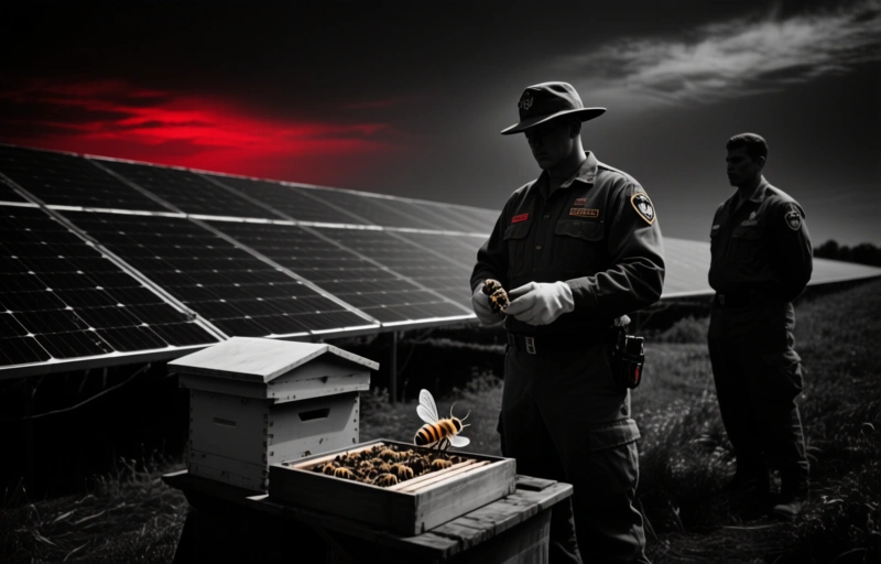 Solar Farms & Beekeeping Therapy Aid Veterans & First Responders