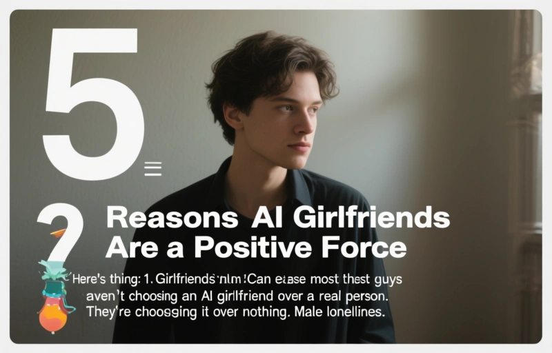 Visual representation of 5 Reasons AI Girlfriends Are a Positive Force