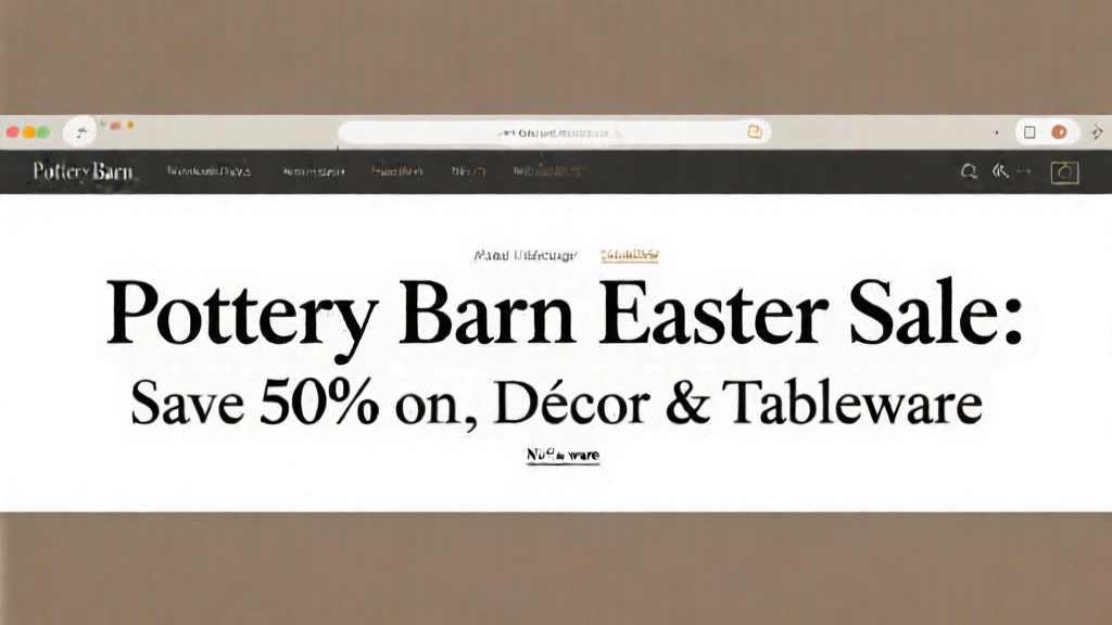 Pottery Barn Easter Sale: Save 50% on Décor & Tableware