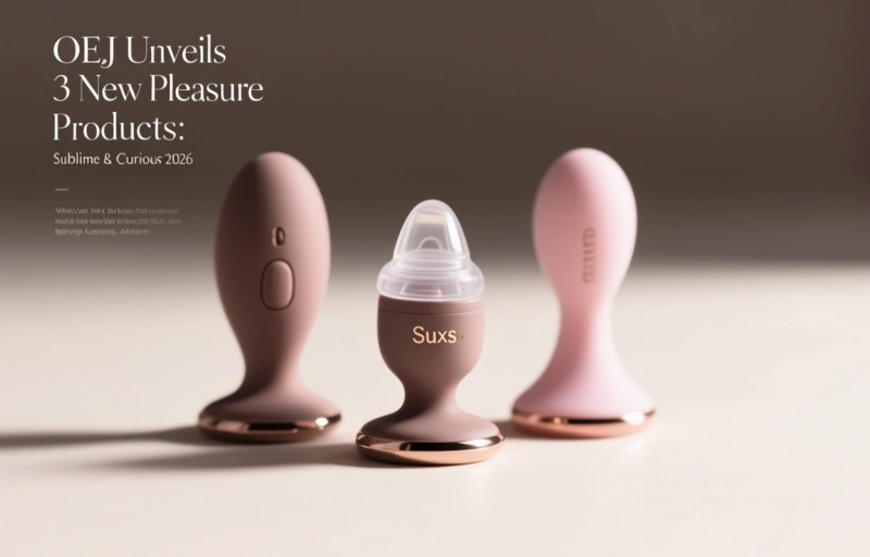 Visual representation of OEJ Unveils 3 New Pleasure Products