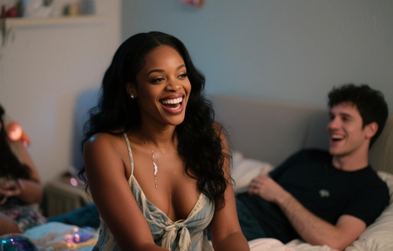 Tiffani Madison Drops New Slumber Party Clip