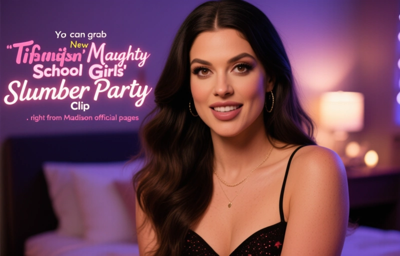 Visual representation of Tiffani Madison Drops New Slumber Party Clip
