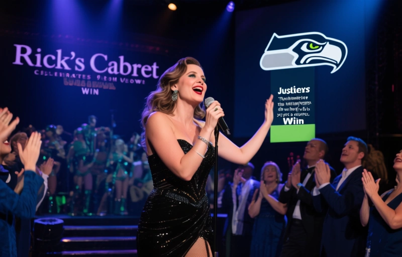 Visual representation of Rick's Cabaret Celebrates Seahawks Super Bowl Win