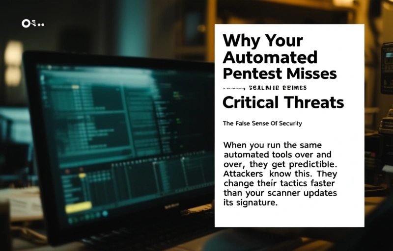 Visual representation of Why Your Automated Pentest Misses Critical Threats