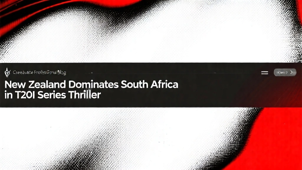 New Zealand Dominates South Africa in T20I Series Thriller