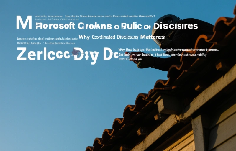 Visual representation of Microsoft Cracks Down on Public Zero-Day Disclosures