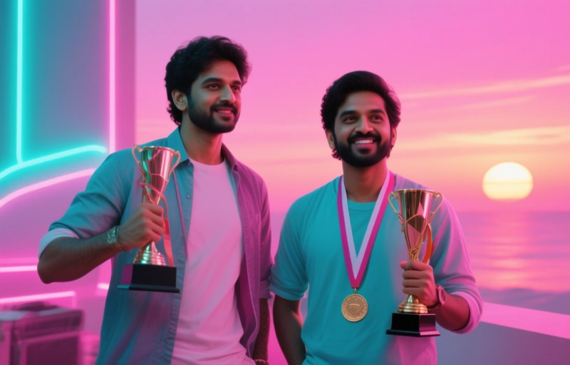Visual representation of Mumbai Cricket Honours Shardul Thakur and Siddhesh Lad