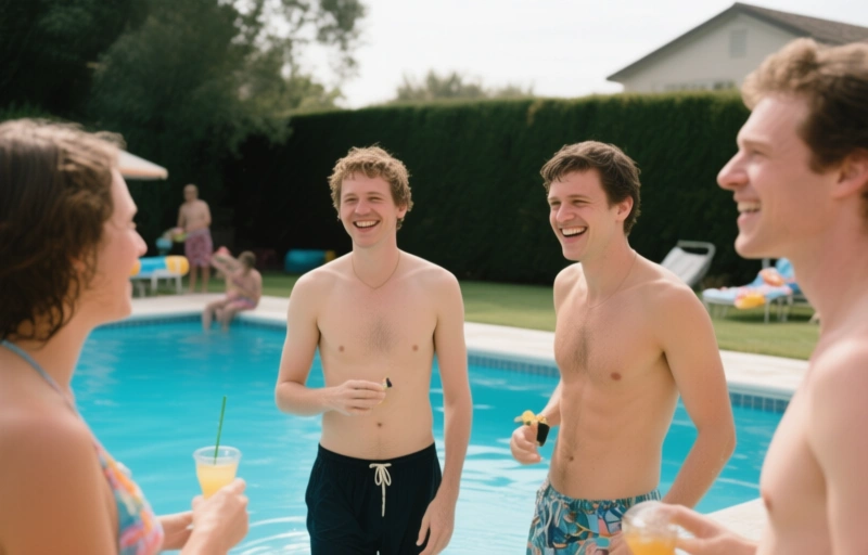SeanCody: Pool-Party mit Sumner Blayne und James Ash