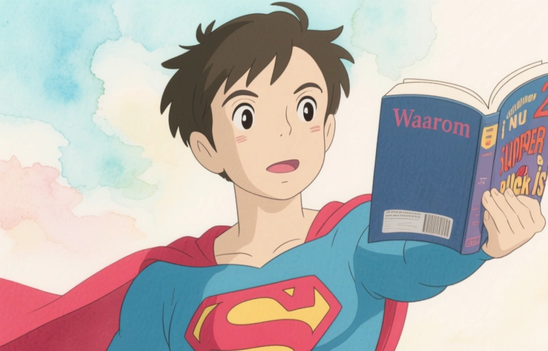 Visuele weergave van Superhelden Boek 2