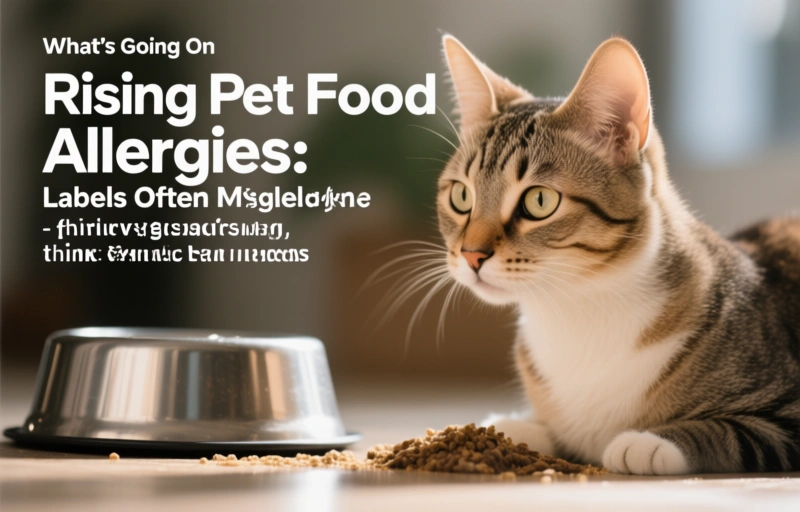 Visual representation of Rising Pet Food Allergies
