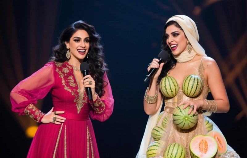 Visuelle Darstellung von Sarah Arabic & Melony Melons moderieren XRCO Awards 2026