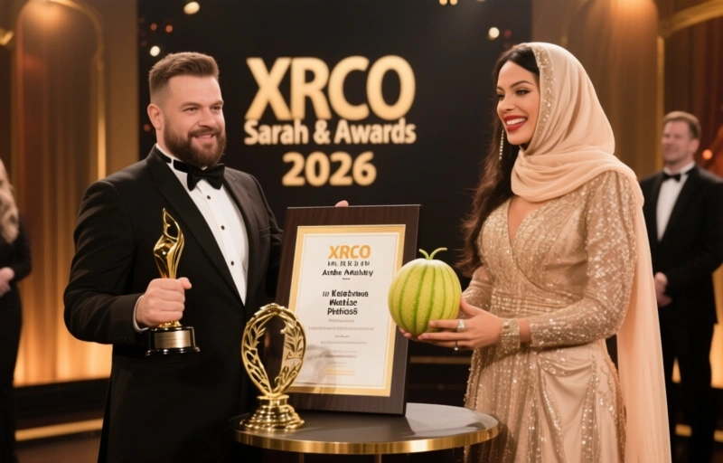 Visuelle Darstellung von Sarah Arabic & Melony Melons moderieren XRCO Awards 2026