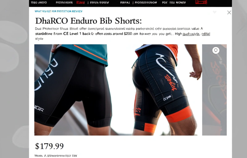 Visual representation of DHaRCO Enduro Bib Shorts