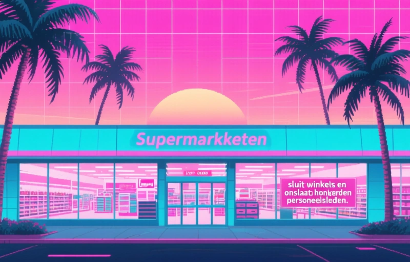 Supermarktketen sluit winkels en ontslaat honderden personeelsleden