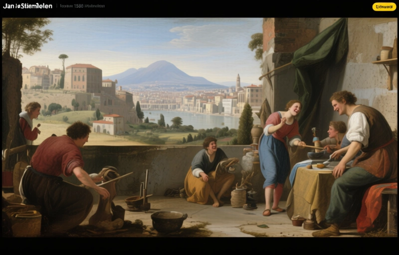 Jan van Stinemolen's 1582 Naples Panorama: A Hidden View