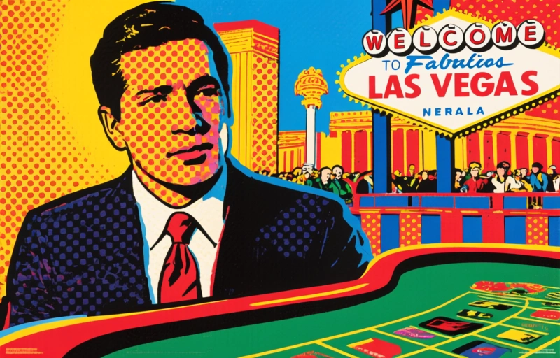 Robert Garcia vierailee Las Vegasin kasinolla hallituksen sulun aikana