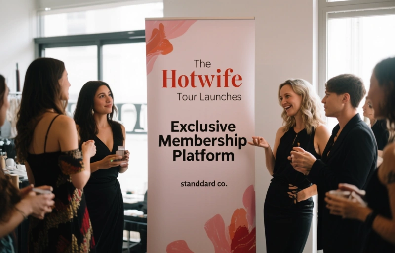Visual representation of The Hotwife Tour Launches Exclusive Membership Platform