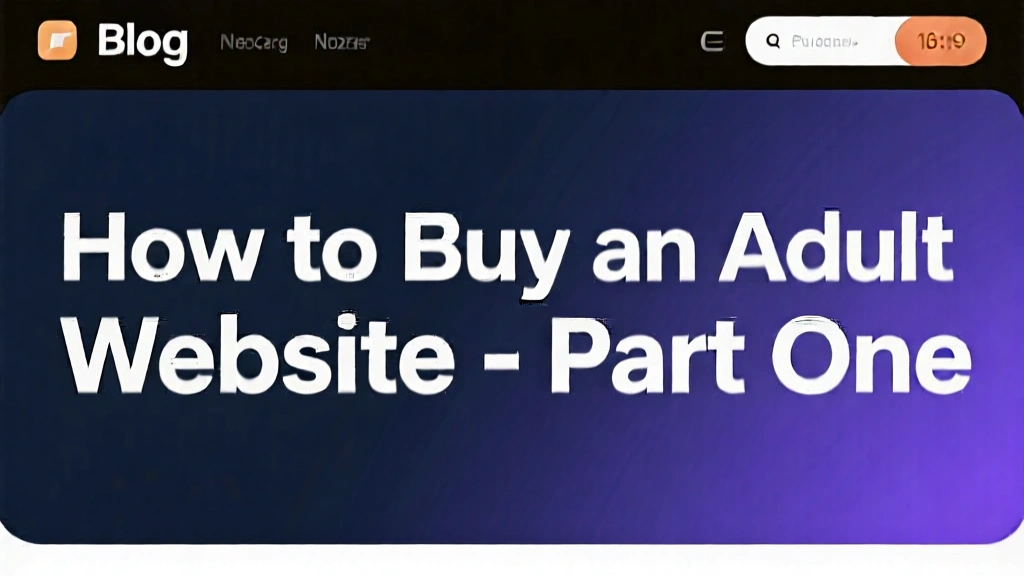 Buying Adult Websites: Your 2026 Guide to Smart Investing
