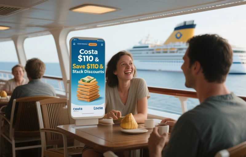 Costa Cruise Promo: Save $110 & Stack Discounts