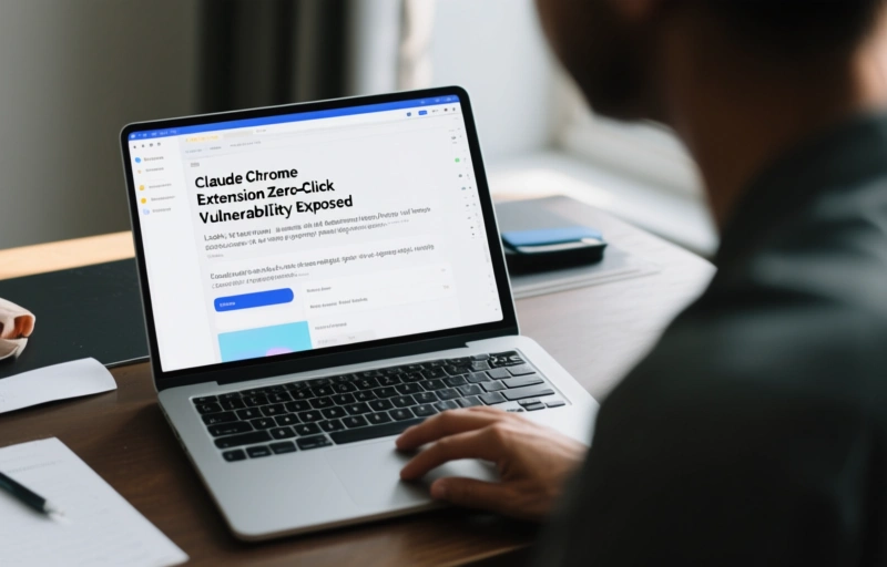 Visual representation of Claude Chrome Extension Zero-Click Vulnerability Exposed