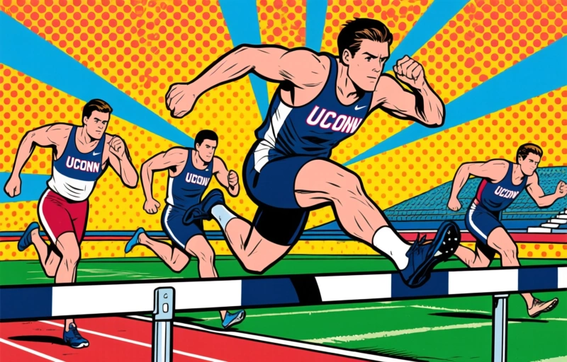 Visual representation of Illinois Eyes Final Four Upset Against UConn's Dominance