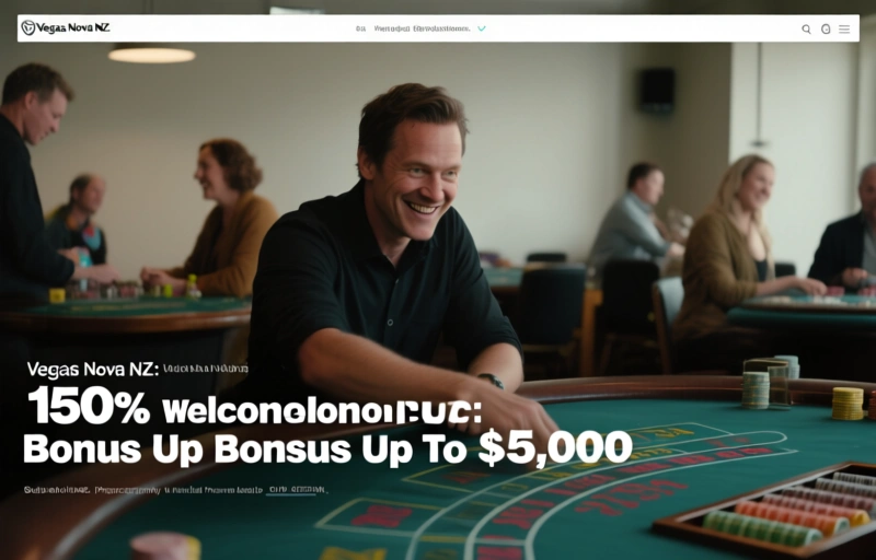 Vegas Nova NZ: 150% Welcome Bonus Up To $5,000