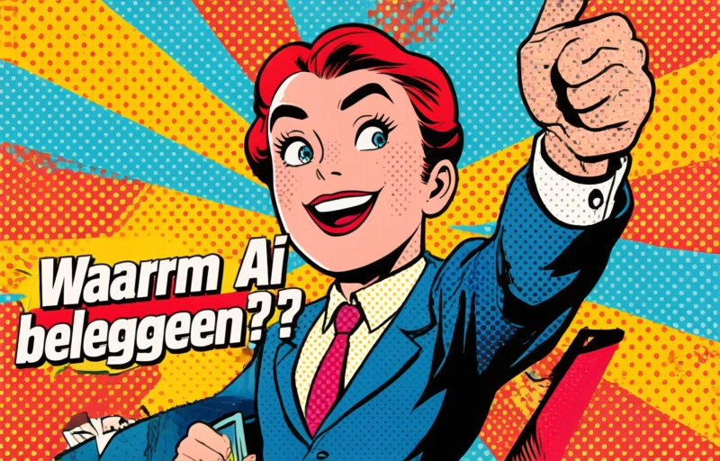 Visuele weergave van AI-beleggen