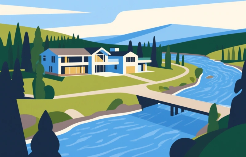 Bend Oregon Riverfront Estate 25ft from Deschutes