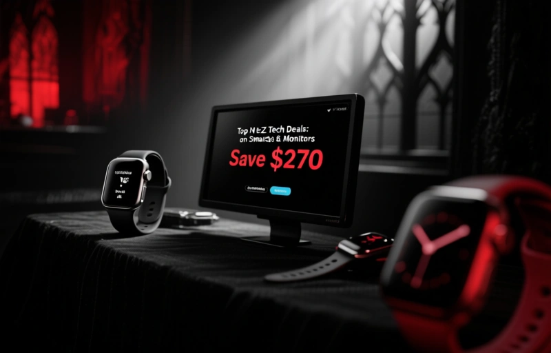 Top NZ Tech Deals: Save $270 on Smartwatches & Monitors