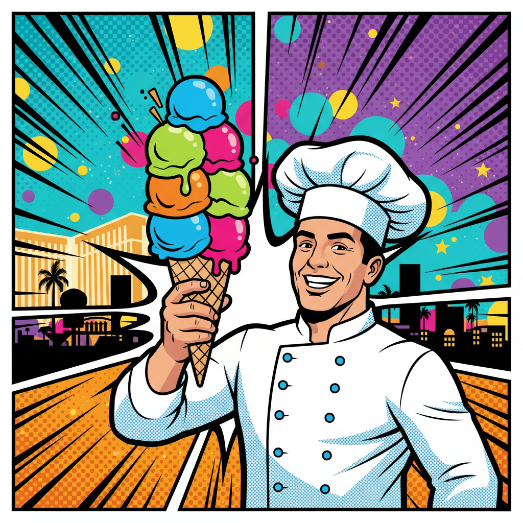 Eis-WM in Las Vegas: Deutscher Eismacher kämpft um Weltmeistertitel